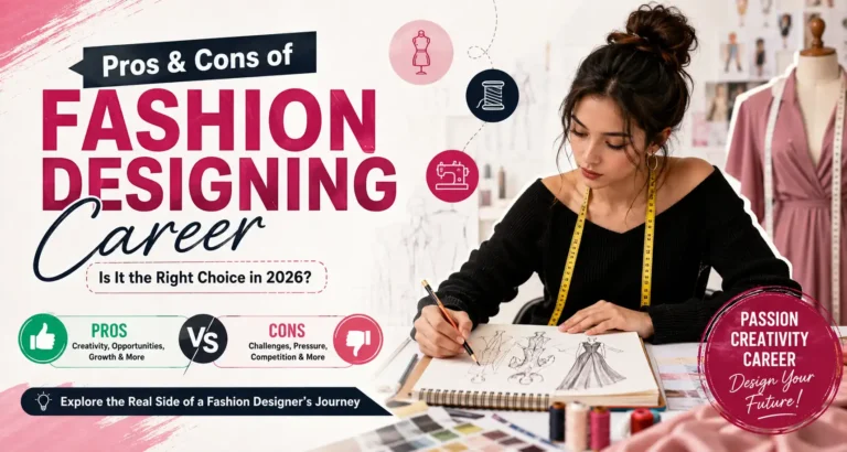 Pros and Cons of Fashion Designing Career: Is It the Right Choice in 2026?